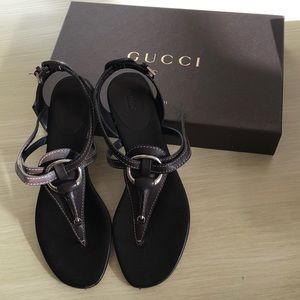 Gucci ‘icon bit’ flat thong sandals